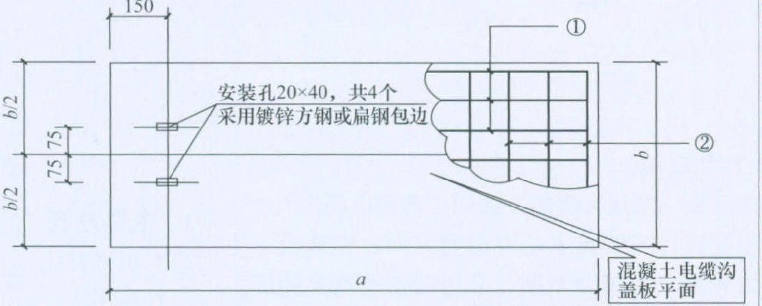 T-14 电缆沟及盖板